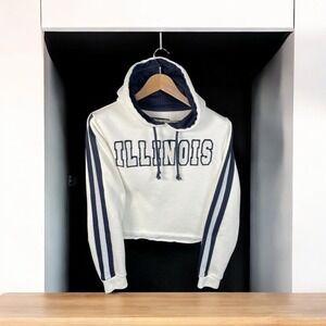 Colosseum Illinois Fighting Illini Hoodie Sweatshirt Women's Size‎ L NCAA New